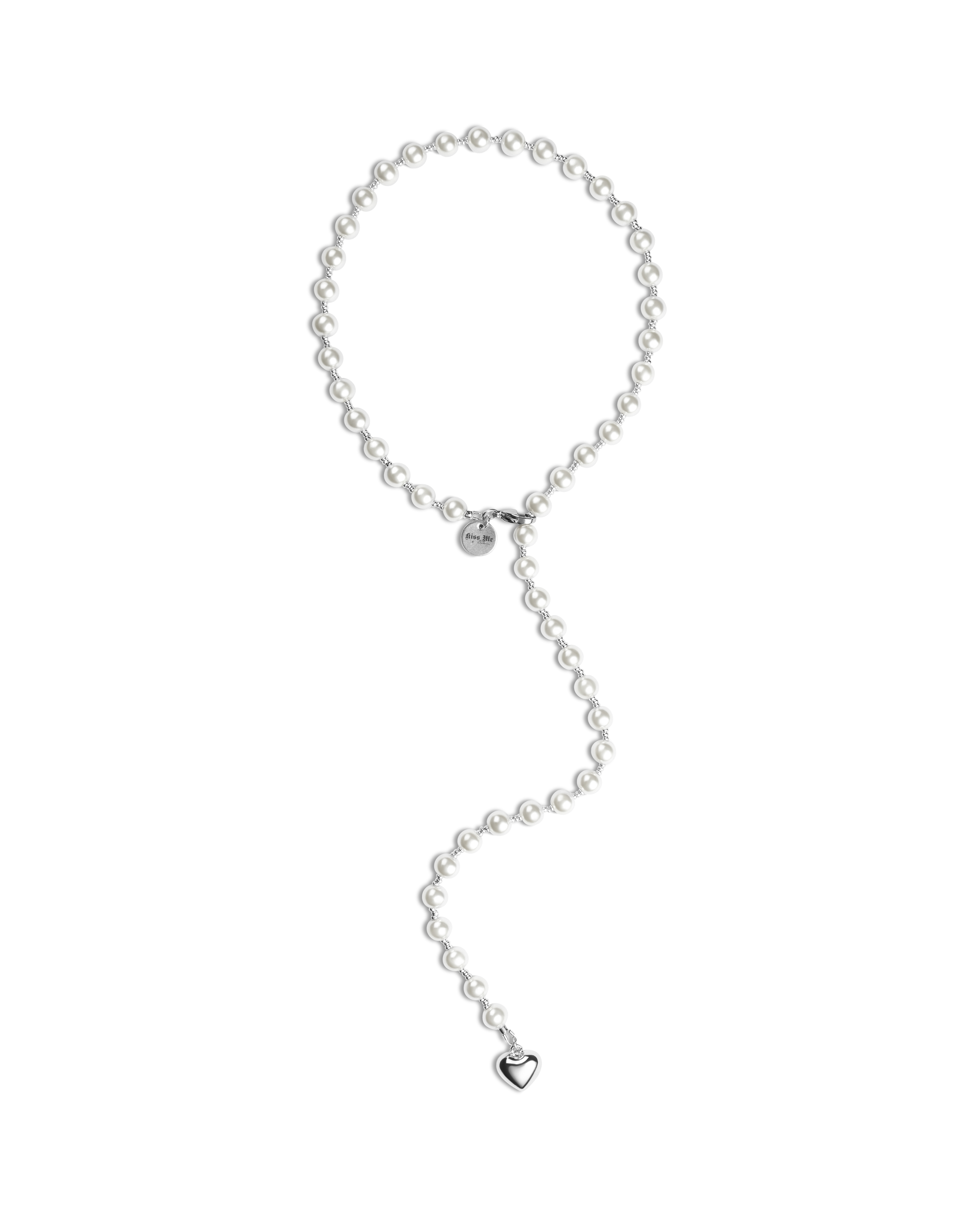 L.O.V.E Transformer silver necklace