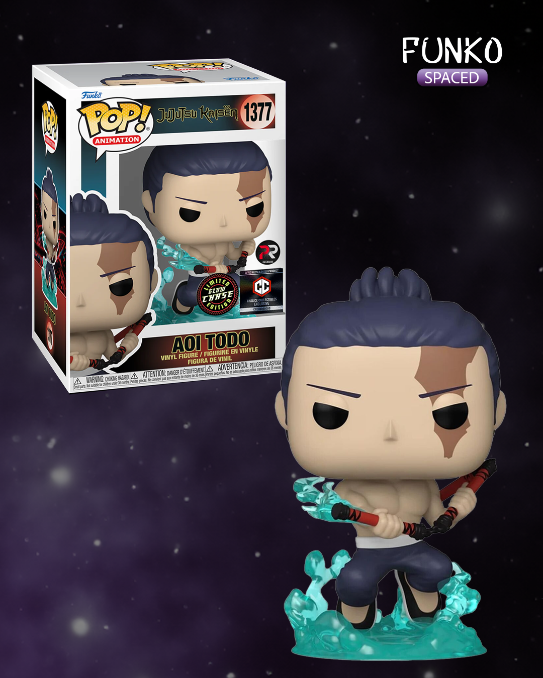 Фігурка Funko Pop Jujutsu Kaisen - Chase Pre Release Aoi Todo | Фанко Поп Магічна Битва - Чейз Аоі Тодо #1377