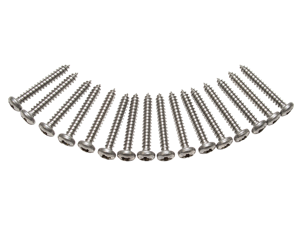 HEADLAMP LENS SCREW KIT S/S