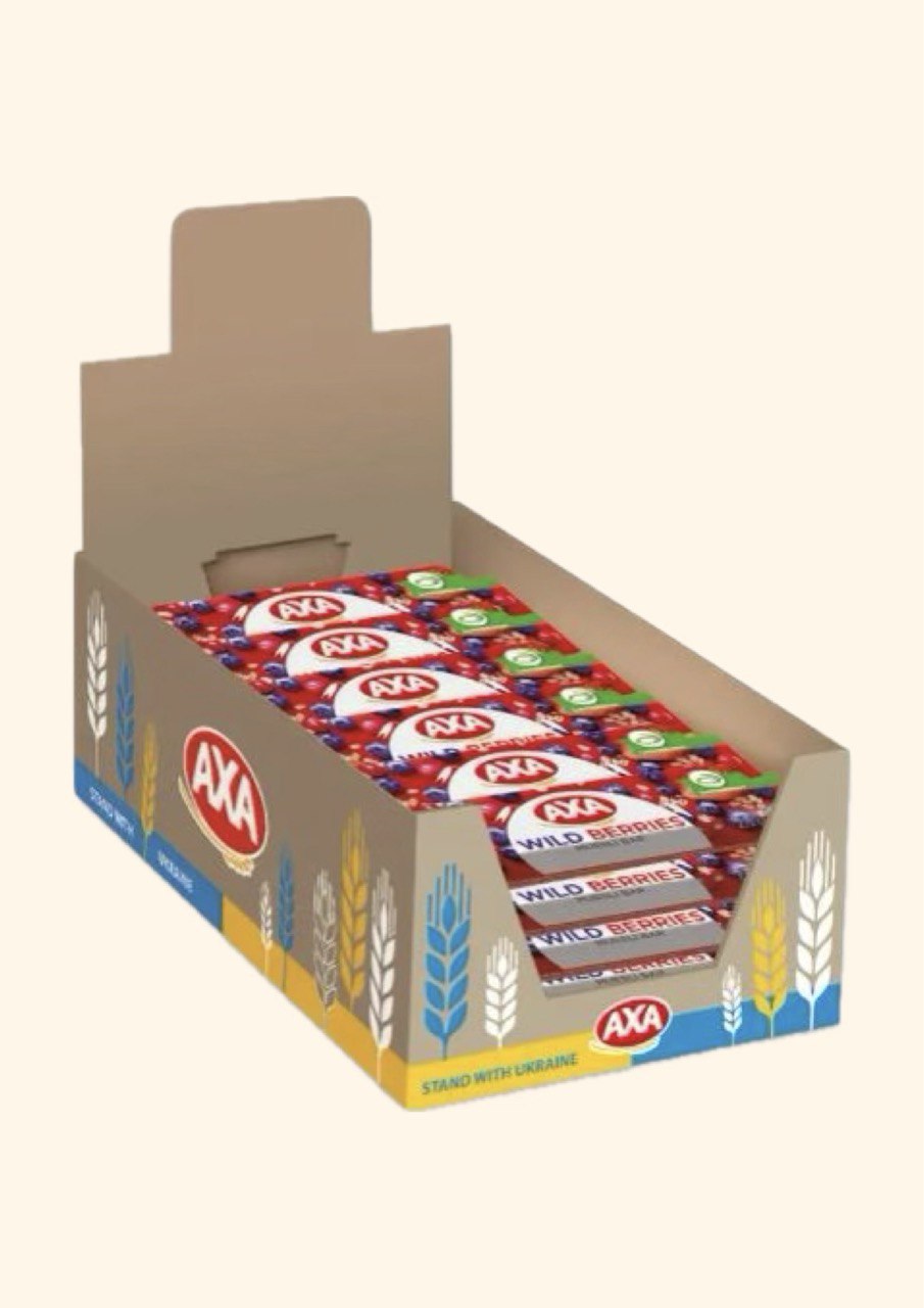 АХА Батончик з наповнювачем Лісові ягоди 23г