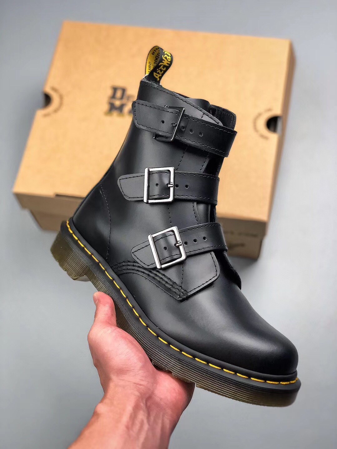 Dr.Martens 1460 Blake 3 Buckle Boots