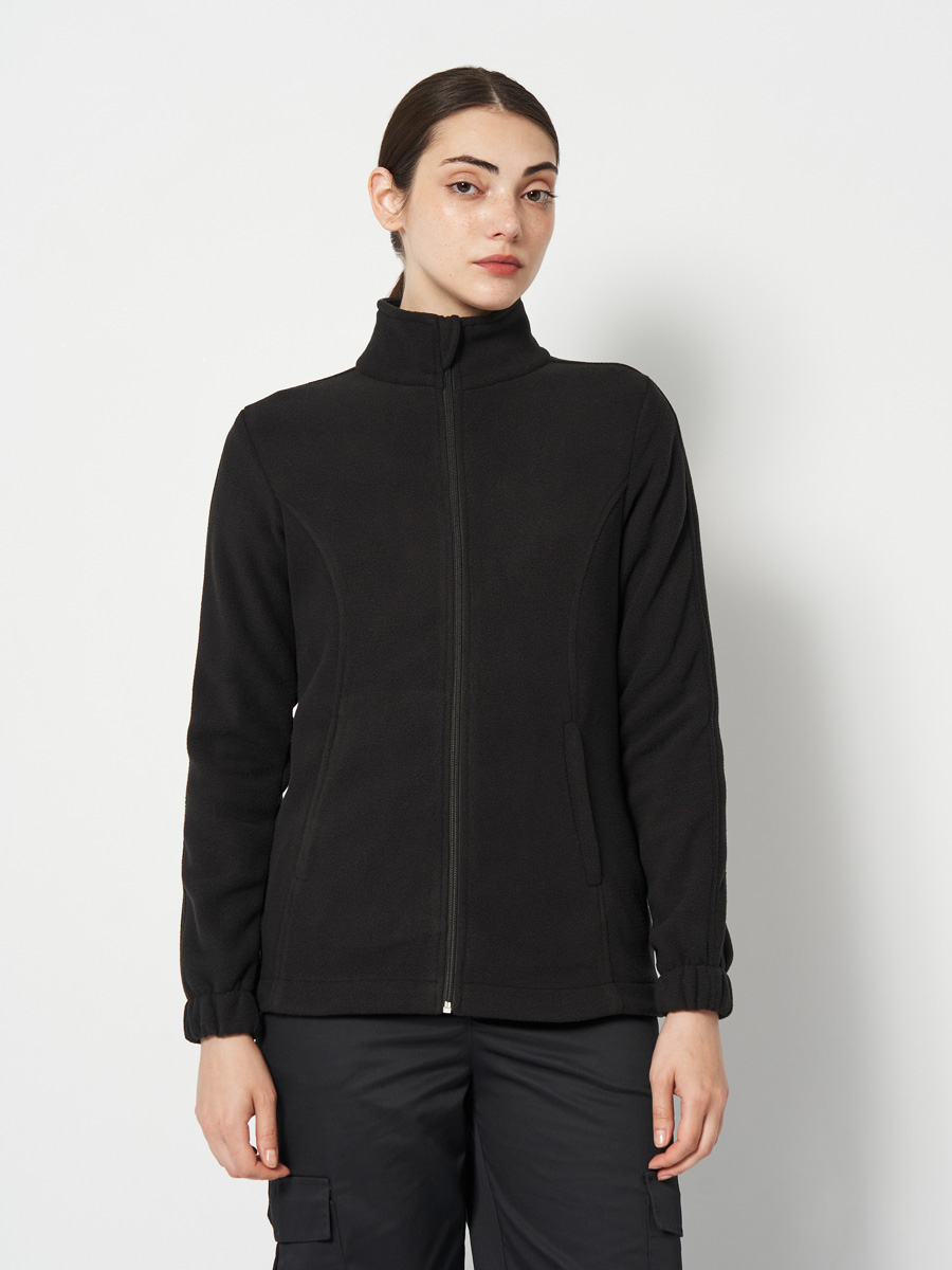 Флісова жіноча кофта UKM чорна