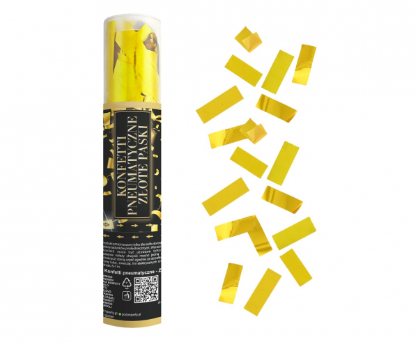 Хлопавка metallic золото 20см