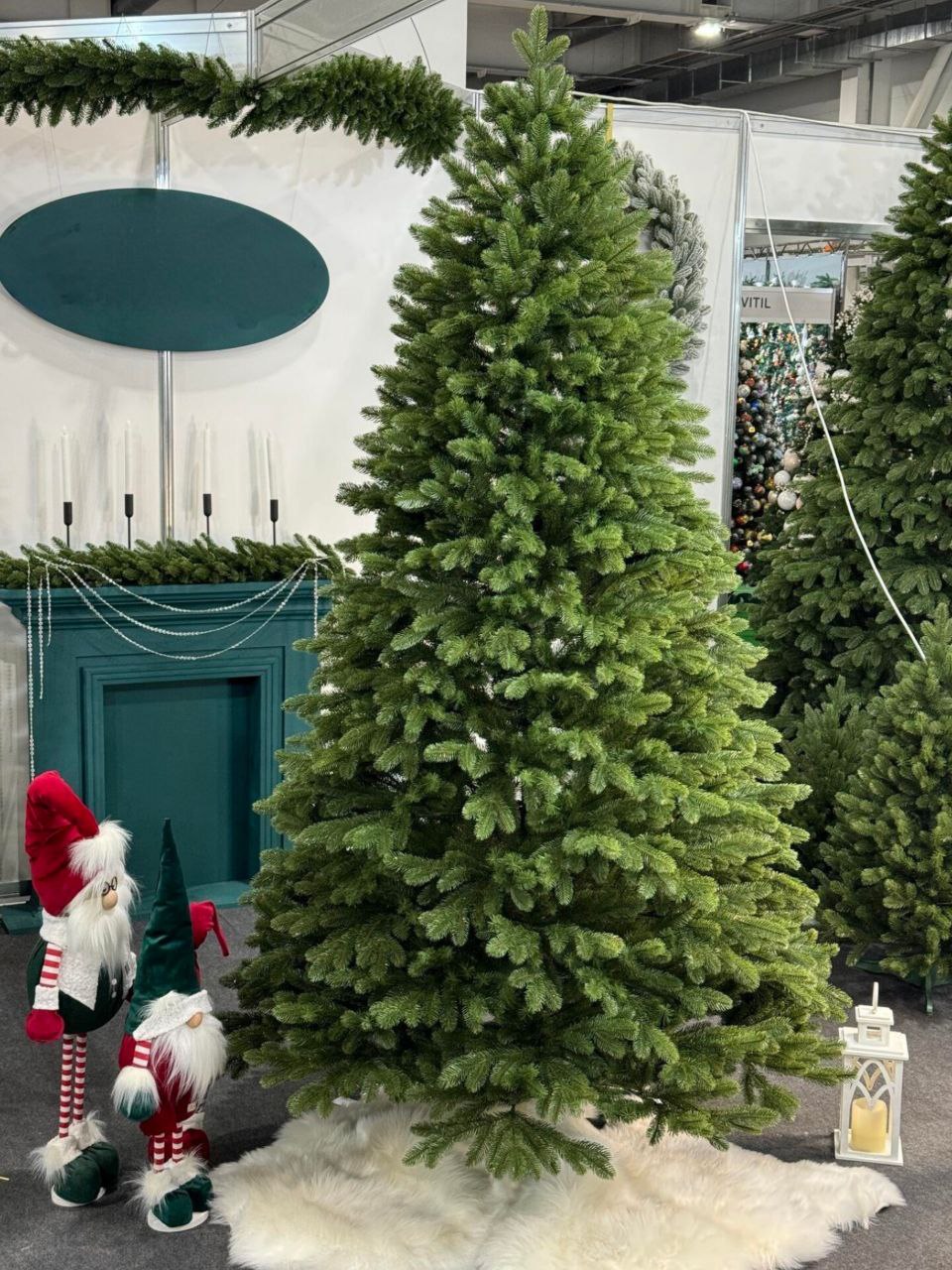 Ялинка "Бельгійська" Лита Зелена "Umbrella System" (на шарнірах)