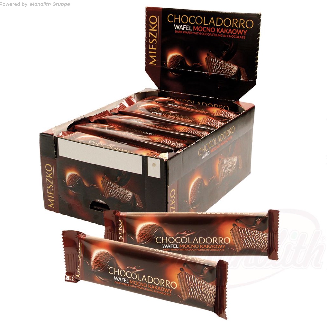 🇵🇱 "CHOCOLADORRO" Barquillos con relleno de crema de cacao, 35 un x 34 g.