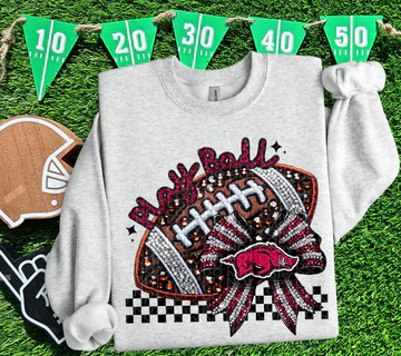 Razorbacks Faux Rhinestones Sweatshirt-copy