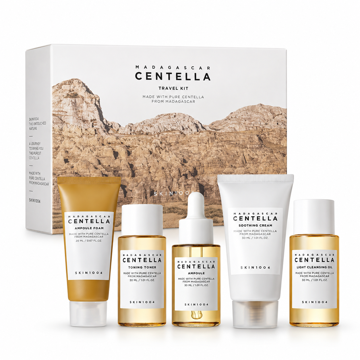 Тревел-набір для обличчя  5 в 1 SKIN1004 Madagascar Centella Travel Set