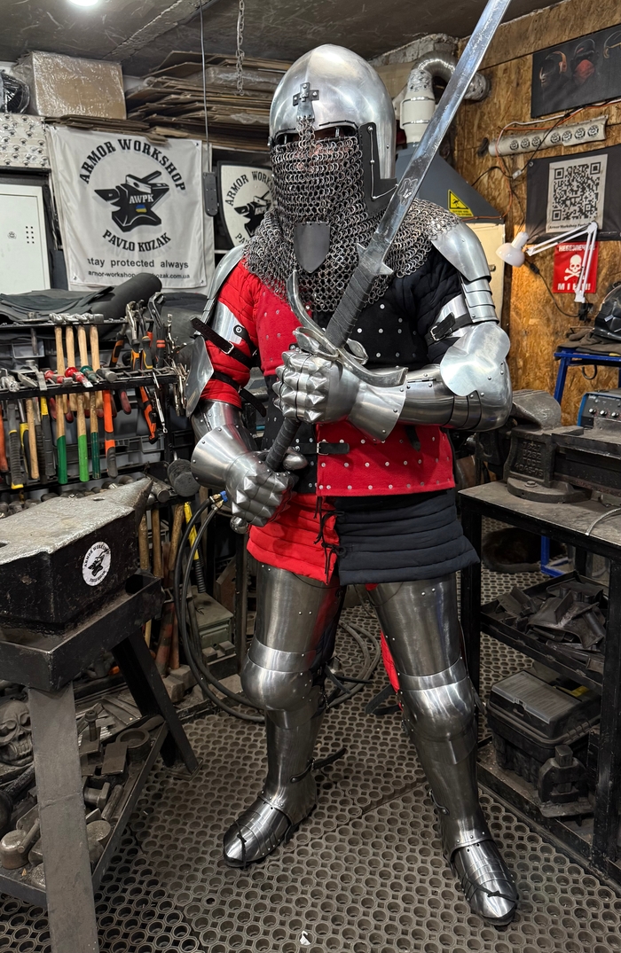Full Armor set «titanium ave. black cross»