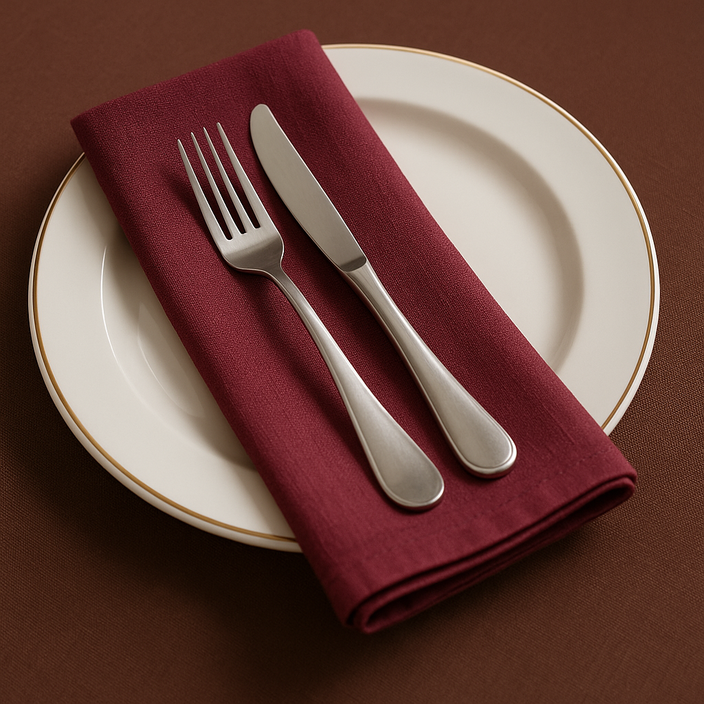 Серветки  тканинні  "Червоний Мускат"