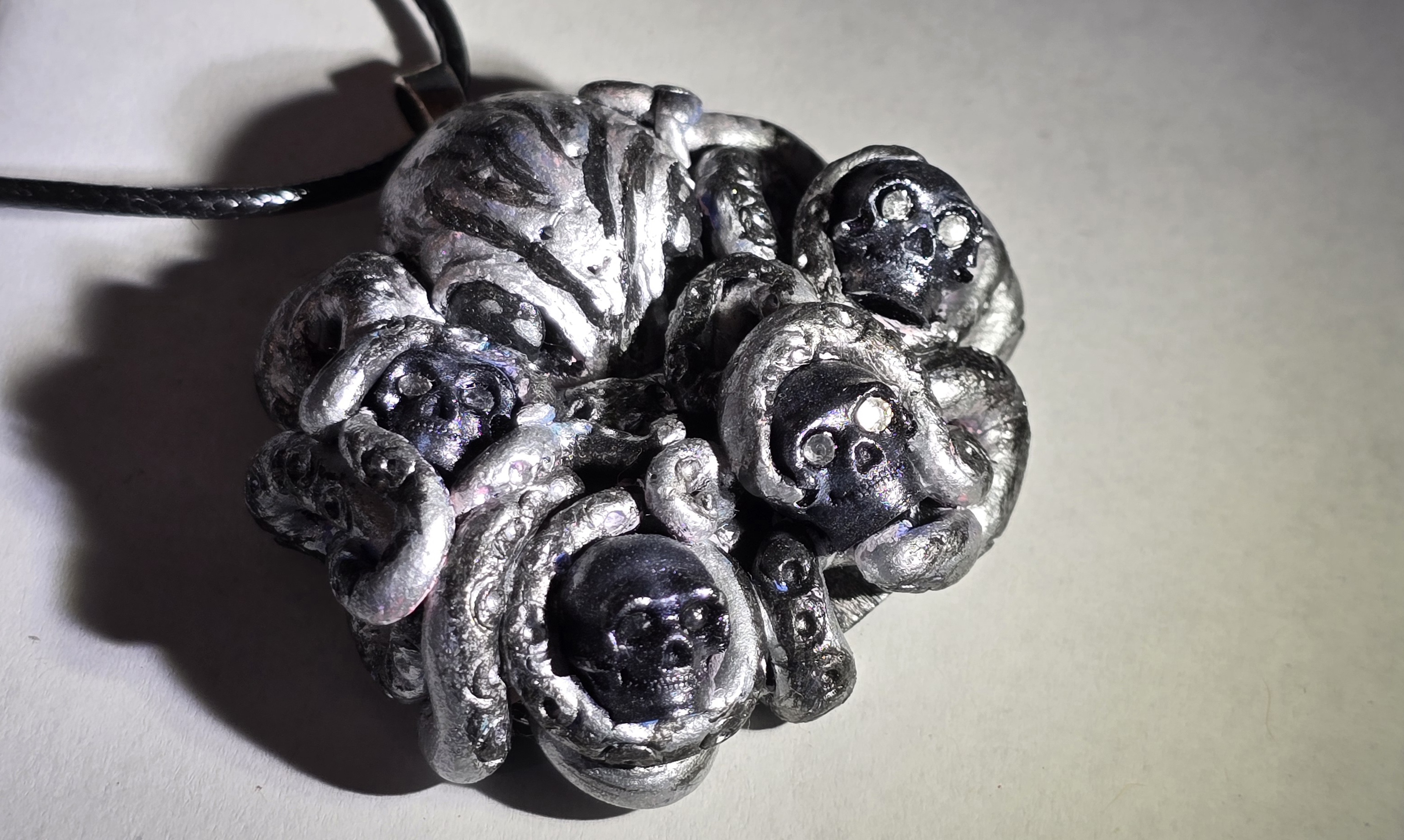 Silver Kraken Necklace