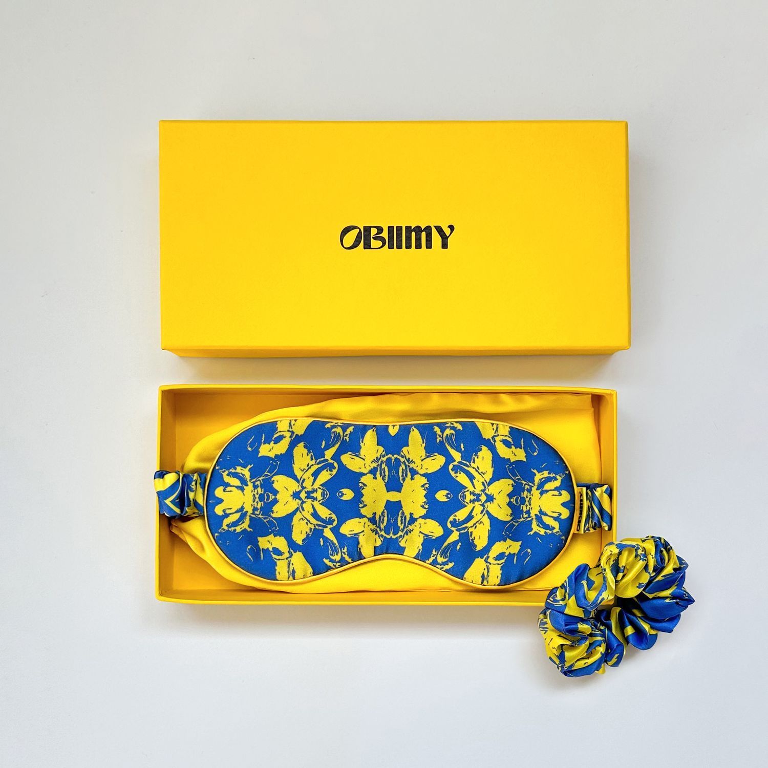 Маска для сну та шовкова резинка для волосся «Свобода»