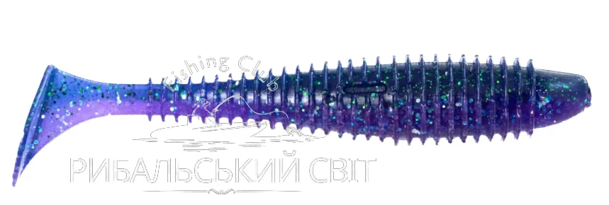 Їстівний силікон Віброхвіст Fatik 3.8" 96mm. June Bug UV