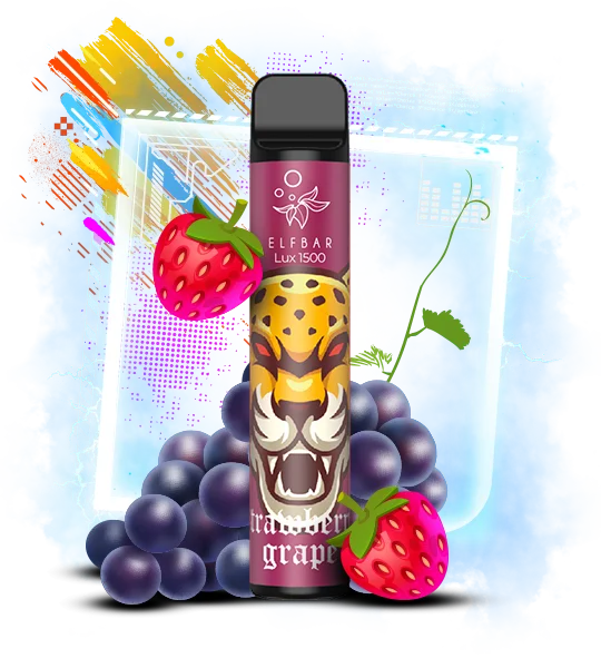 Elf Bar 1500 LUX Strawberry Grape