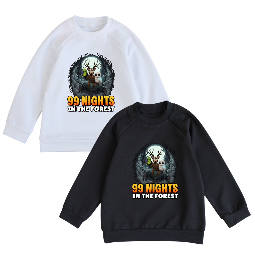 Світшот з принтом 99 Nights in The Forest 99 Ночей у Лісі