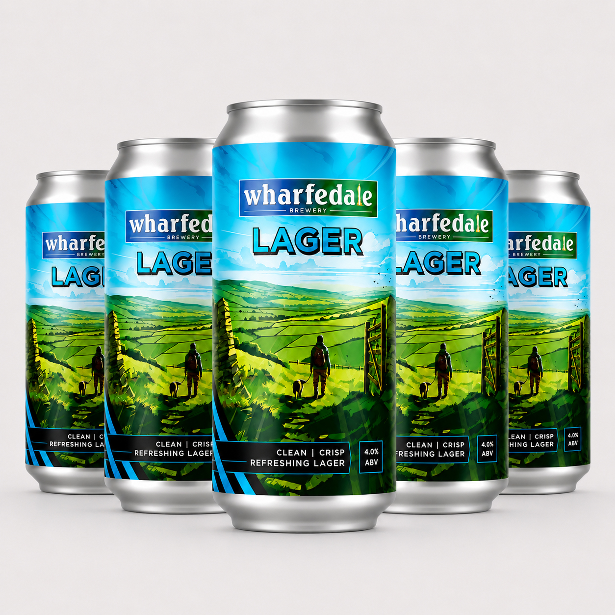Canned Beer: Wharfedale  Lager (440ml x 12) - COMING SOON