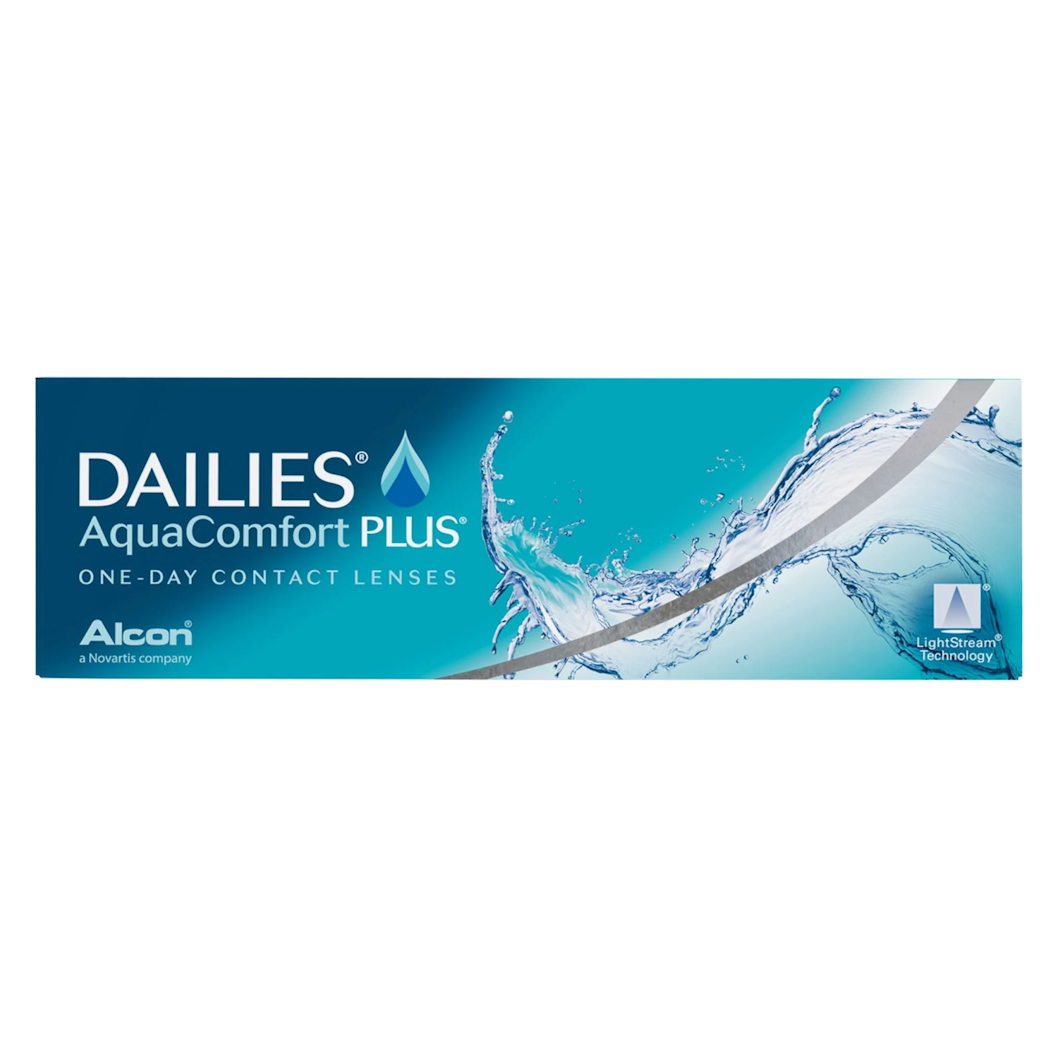 КОНТАКТНІ ЛІНЗИ ALCON DAILIES AQUA COMFORT PLUS (30шт/уп.)