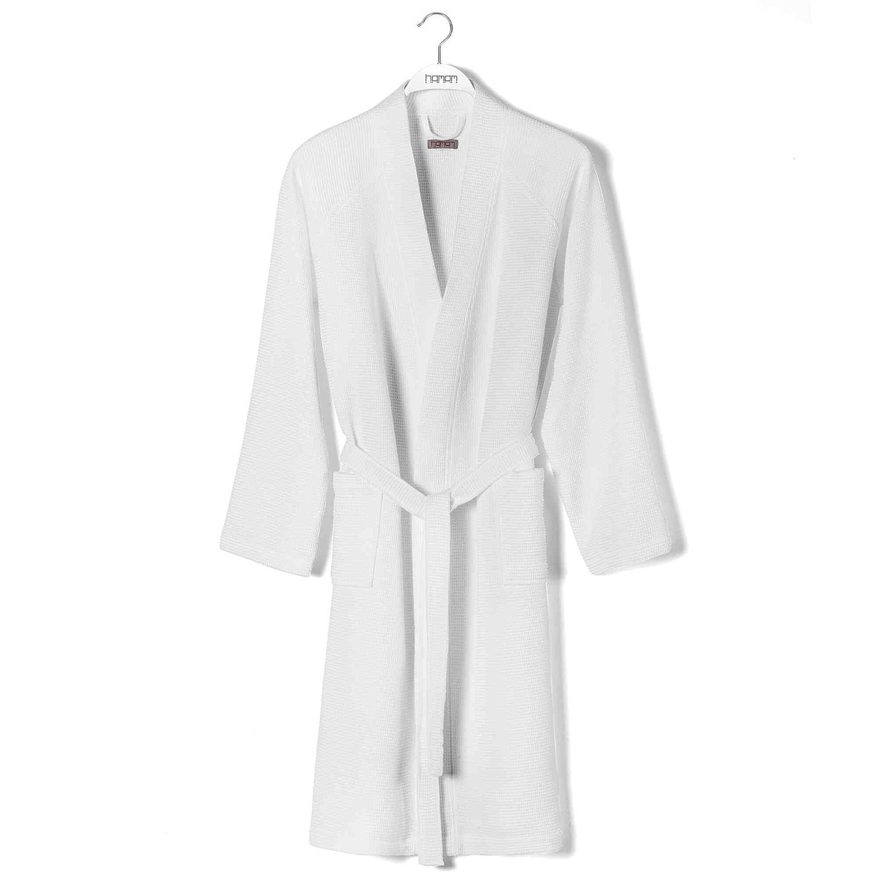 Халат вафельний Hamam Calamus 100% егейська бавовна Білий