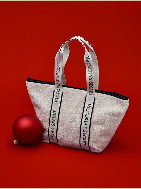 Сумка VS Cozy Plush Tote bags White плюшева