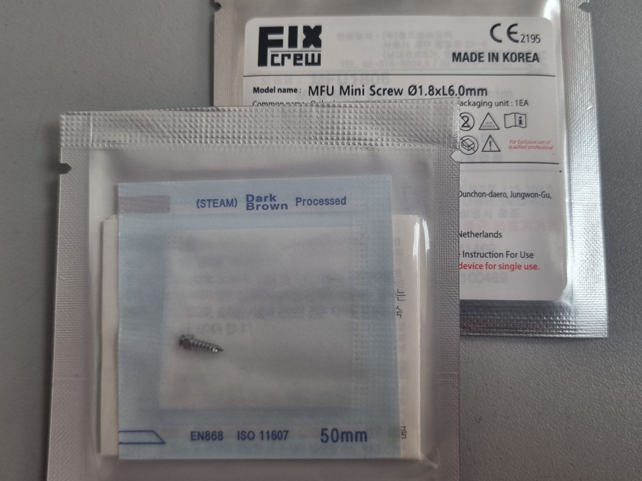 Мікроімплант ортодонтичний WBT MFU 1,8x6 мм