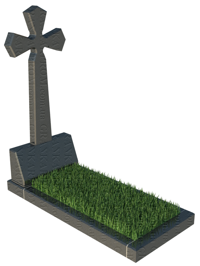 Гранітний хрест 3-25AM