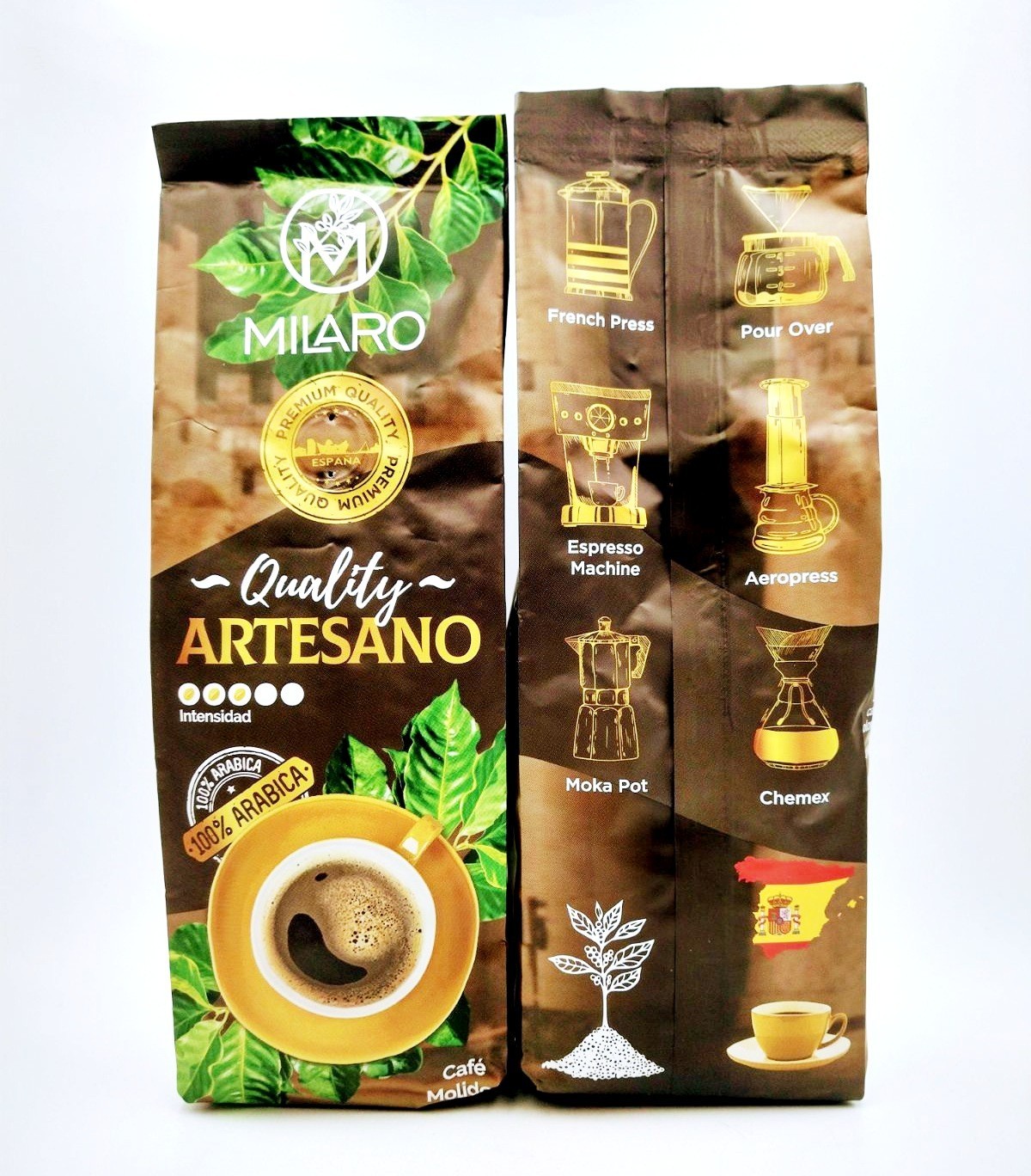 Кава мелена Milaro Artesano 250 г. 100 % арабіка