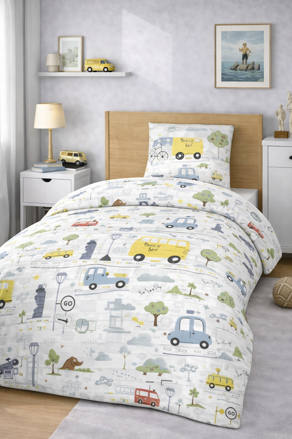 Постільна білизна для хлопчиків ранфорс прінт  