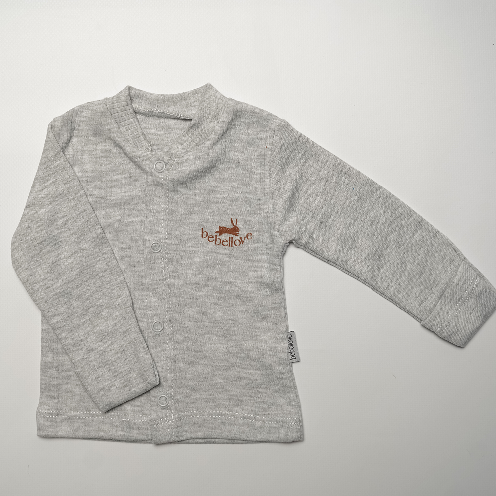 Кофтинка в пологовий 56-62 (0-3м.), Сіра
