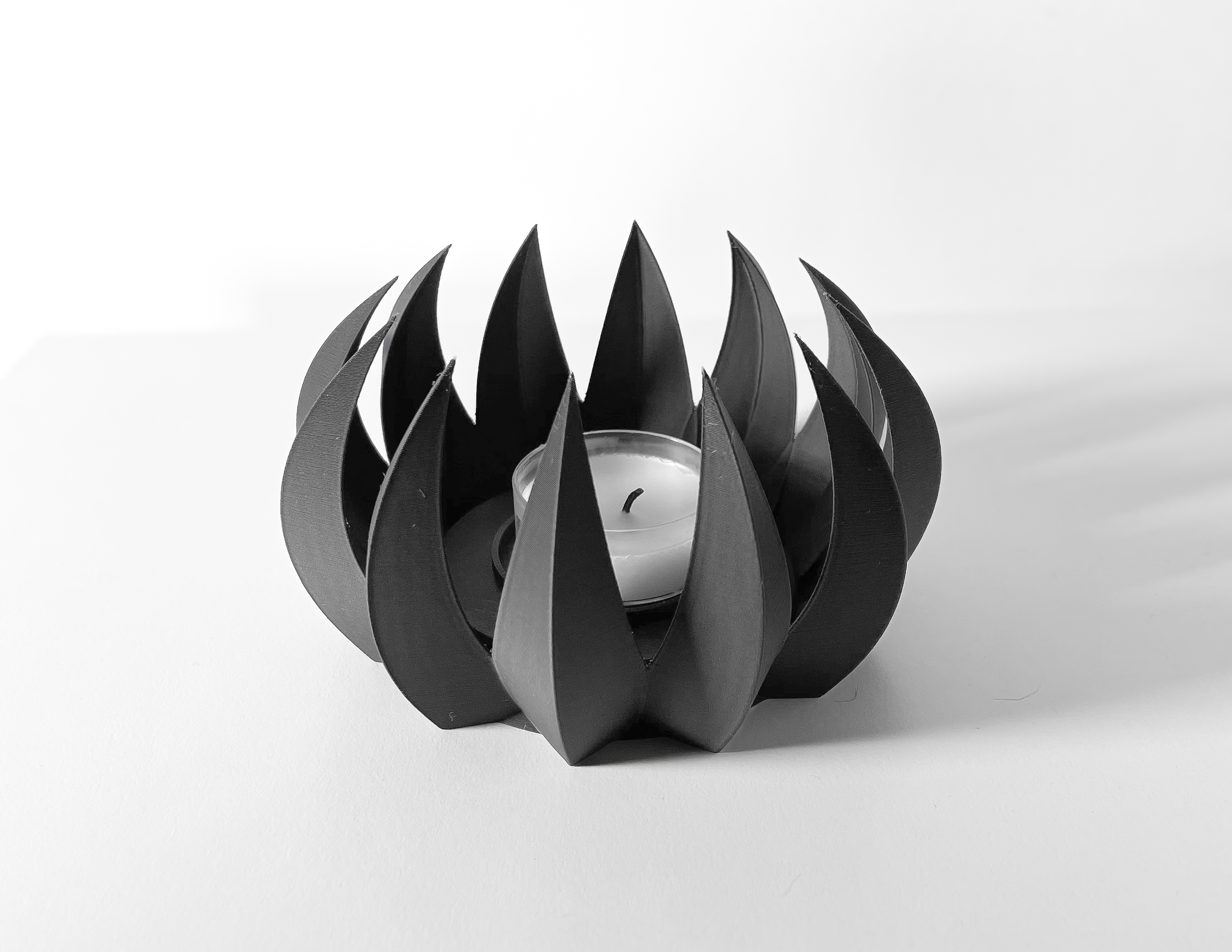 Yaro Tealight Candle Holder – Modern 3D Printed Candle Holder