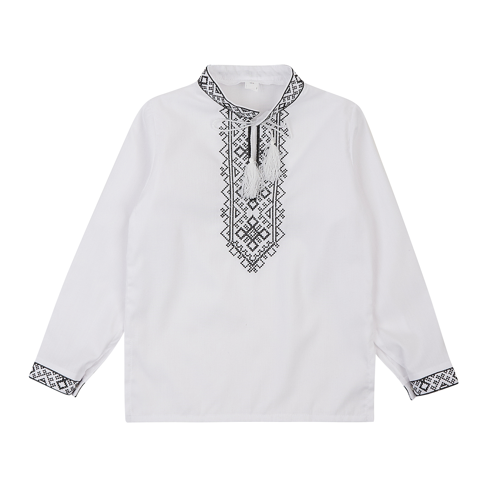 Сорочка вишита з довгими рукавами для хлопчика Льон