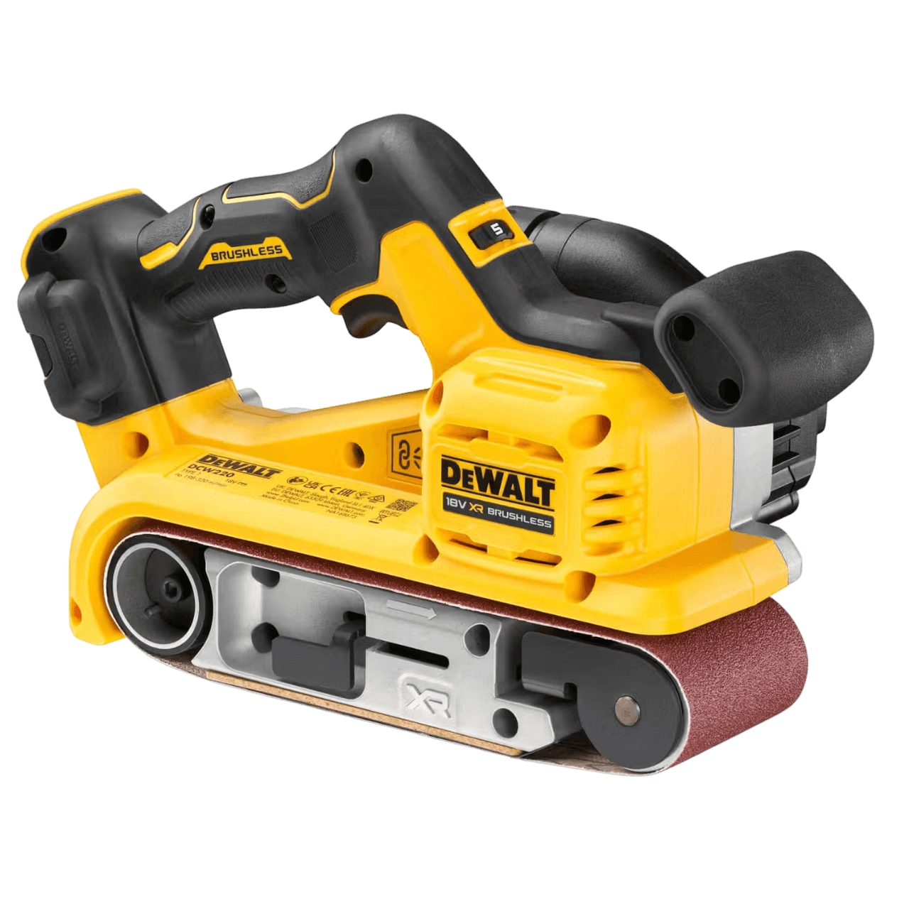 Шліфмашина стрічкова акумуляторна безщіткова DeWALT DCW220NT