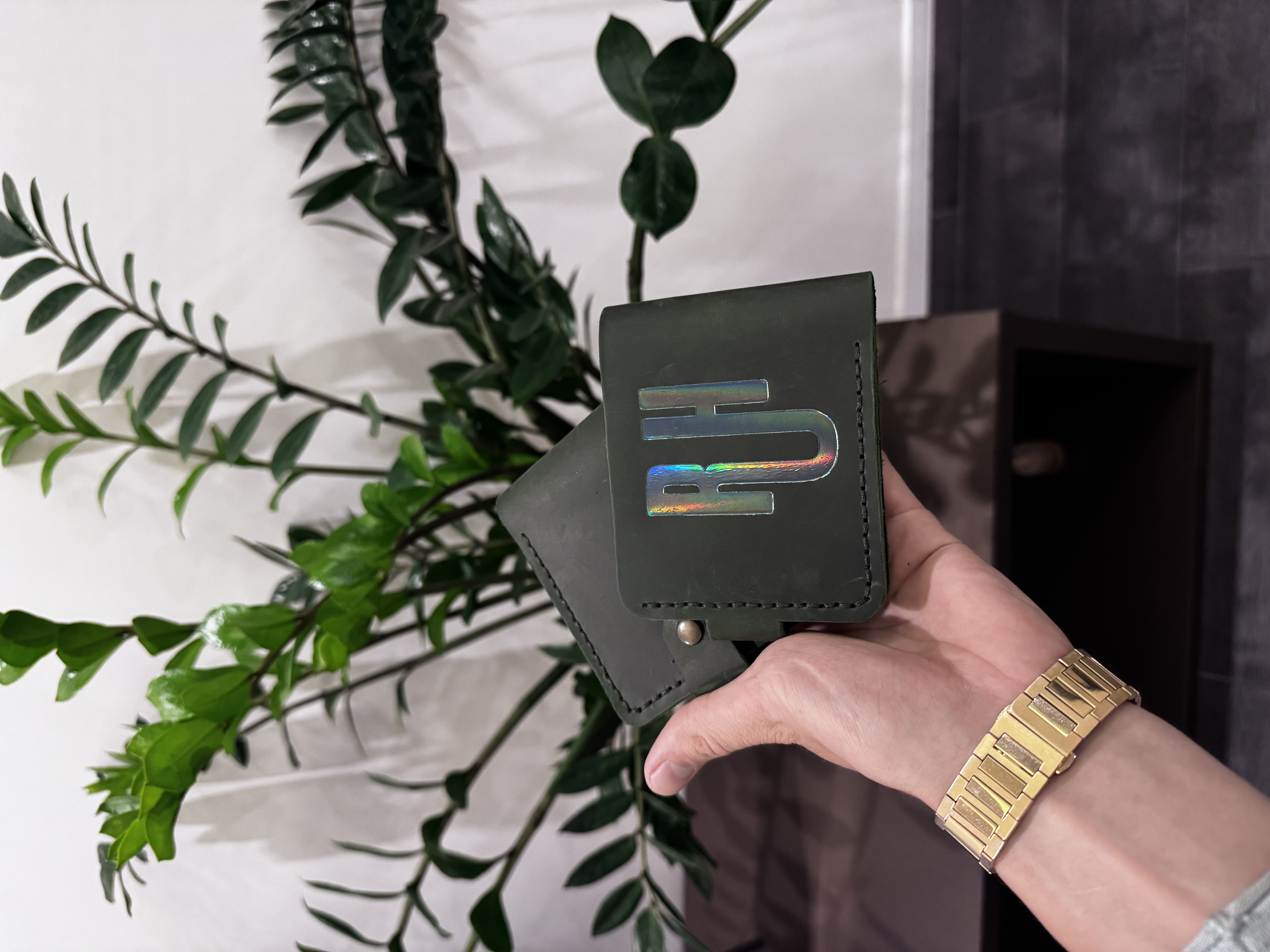 Light golographic money holder