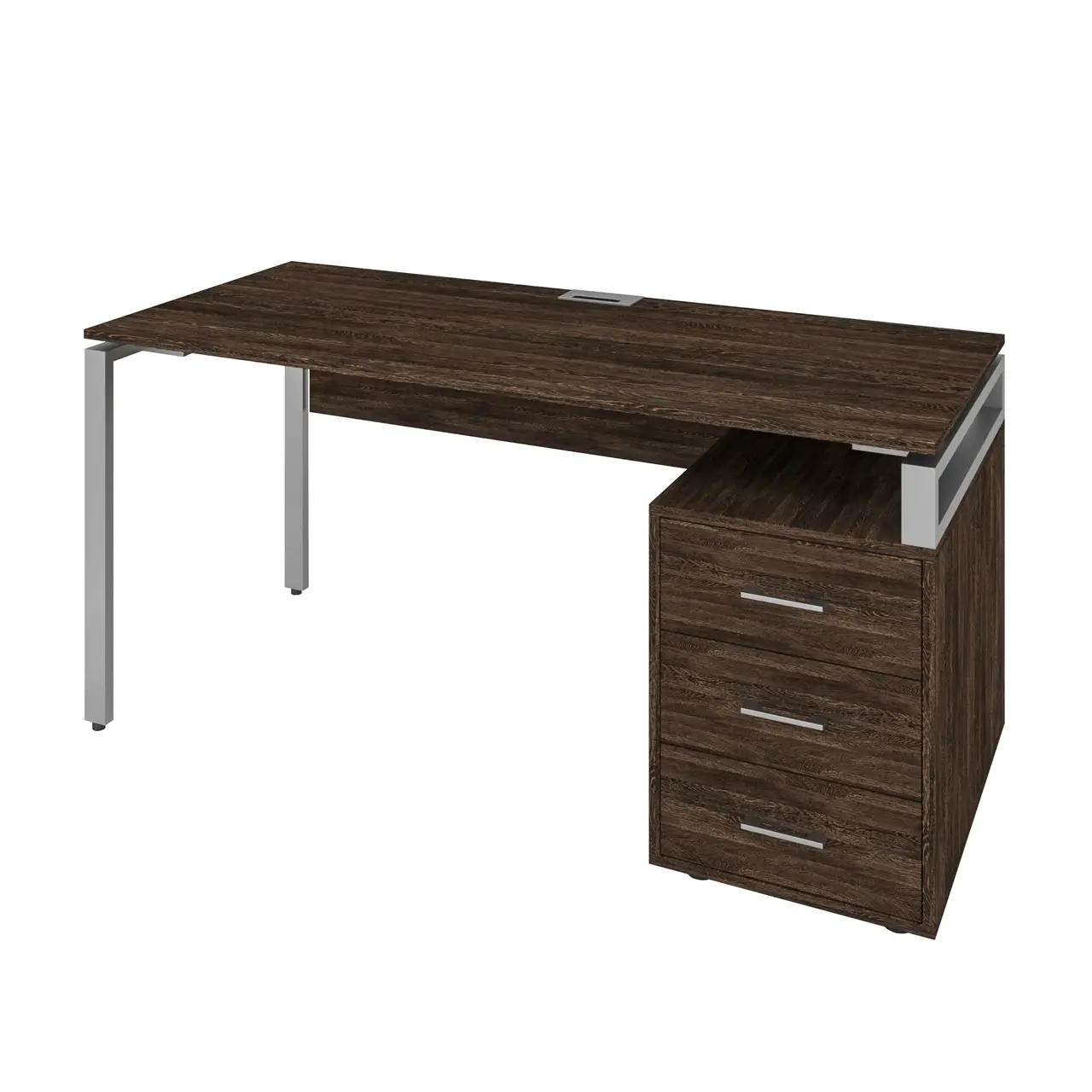 Стіл керівника з тумбою LM 1A, кабінет керівника, стіл керівника 1600/700/750 мм.