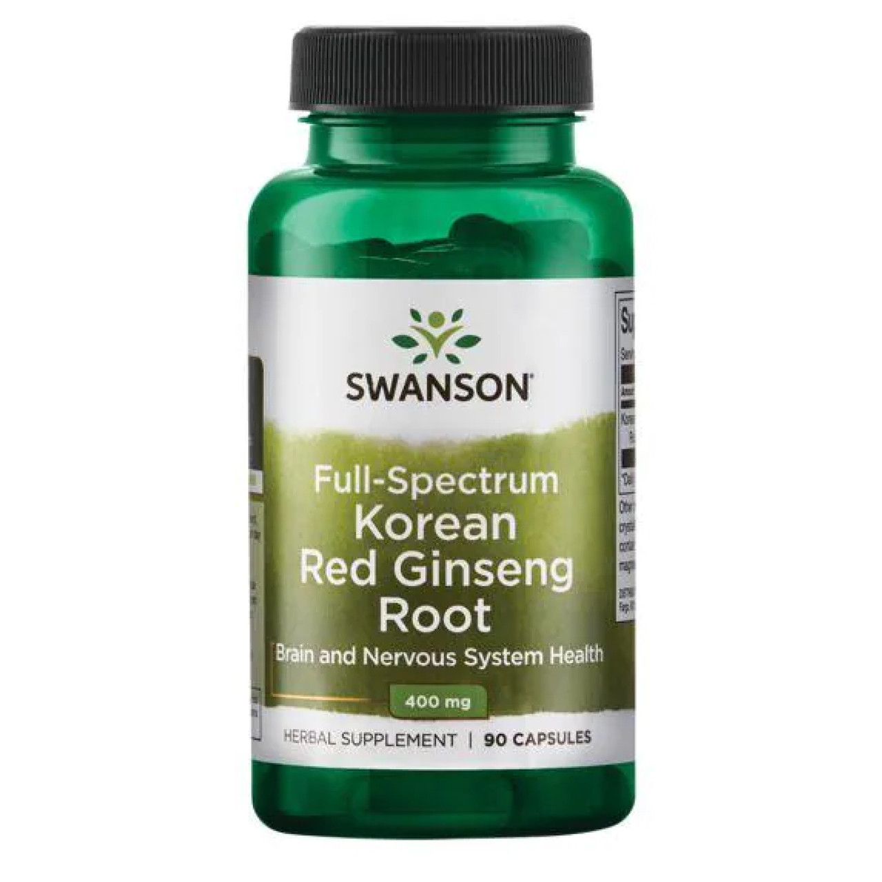 Корінь женьшеню, Korean Red Ginseng Root 400 mg - 90 Caps