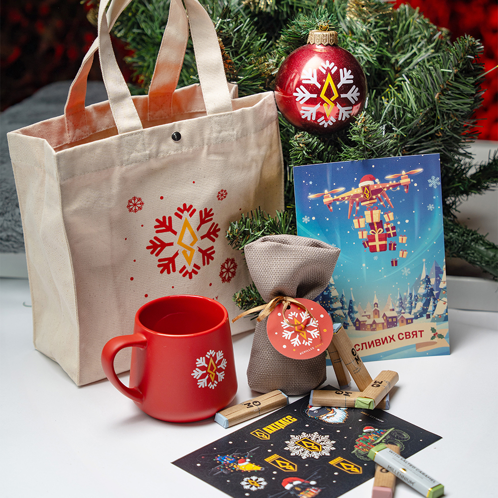 Різдвяна торбинка подарунків