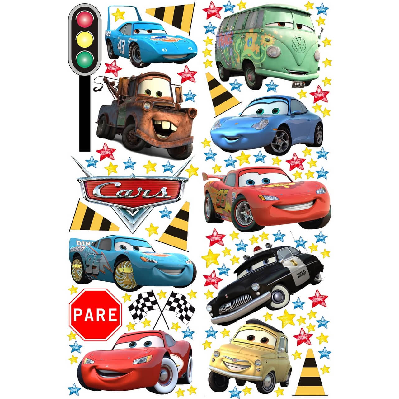 Наліпки "Тачки 2.0"