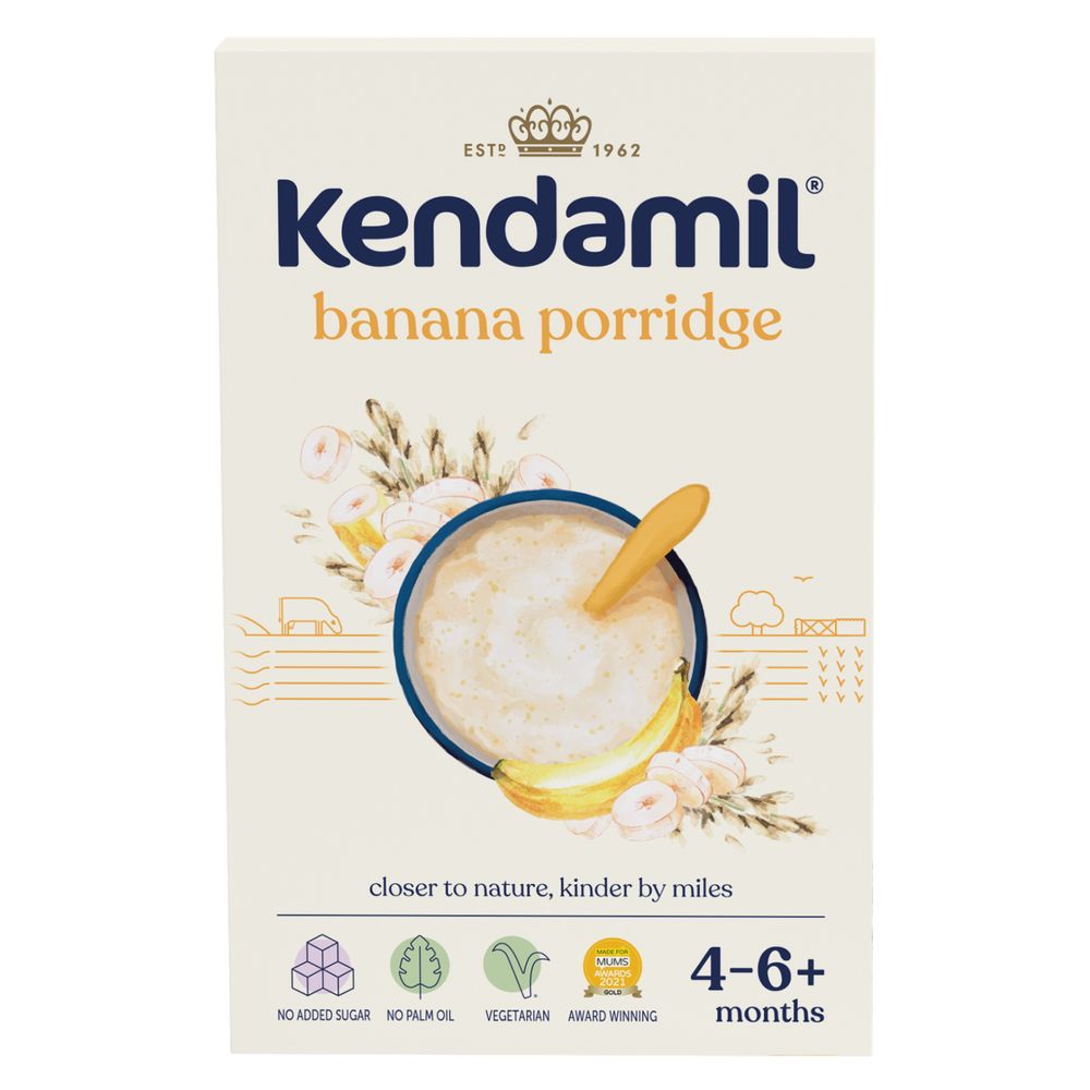 Молочна каша Kendamil з бананом, з 4-6 міс., 150 г