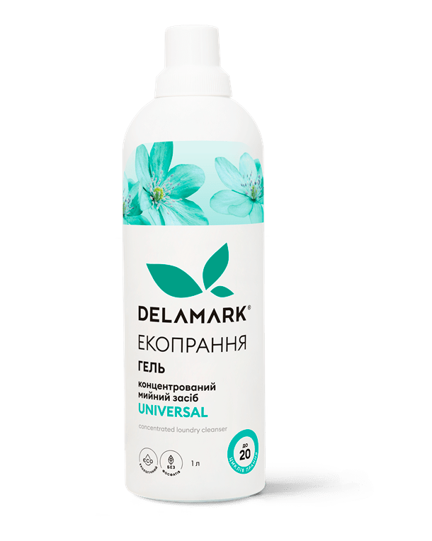 Гель для прання DeLaMark "Universal", 1л