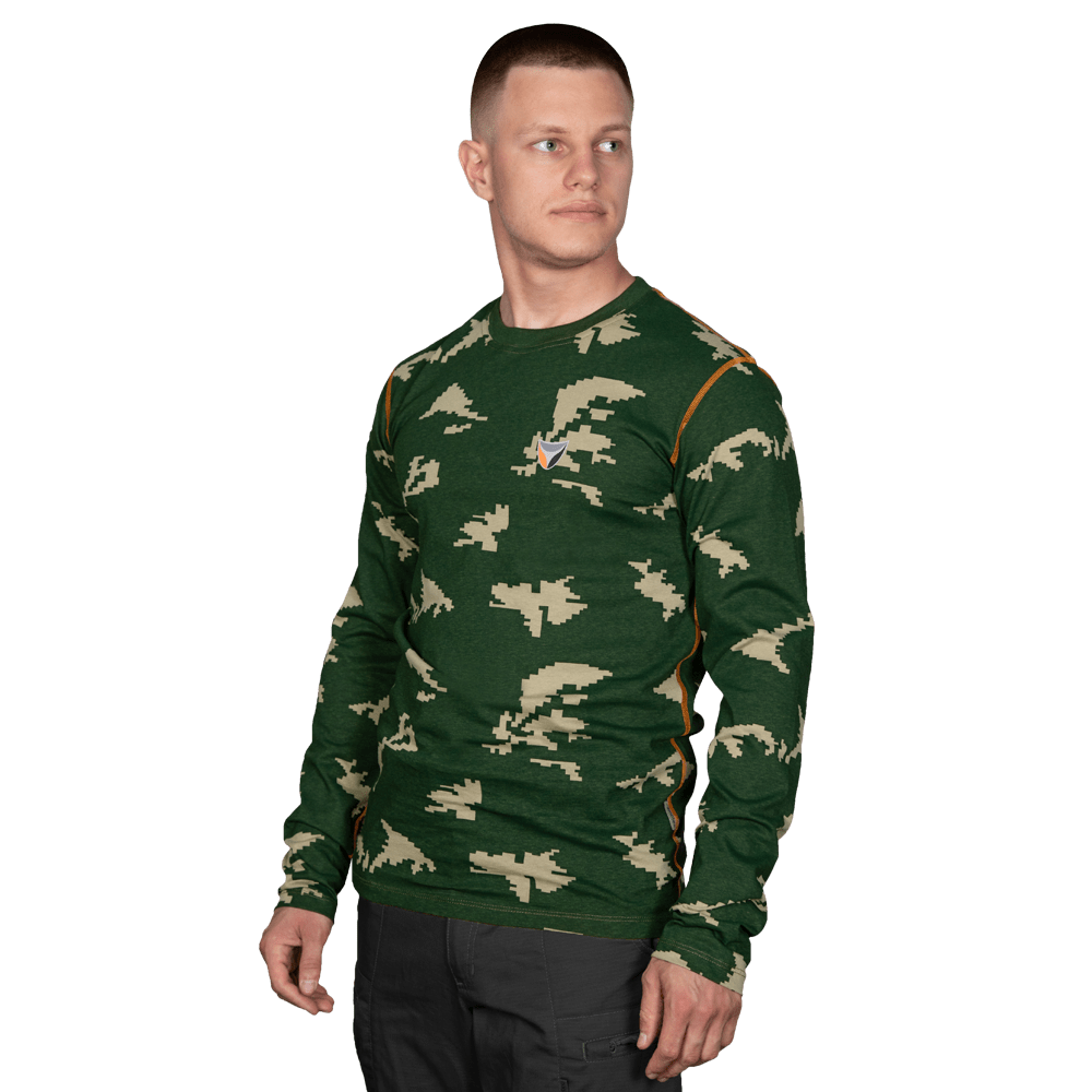 Тактичний демісезонний лонгслів "Basic 2.0 Cotton Birch" від українського бренду "CAMOTEC".