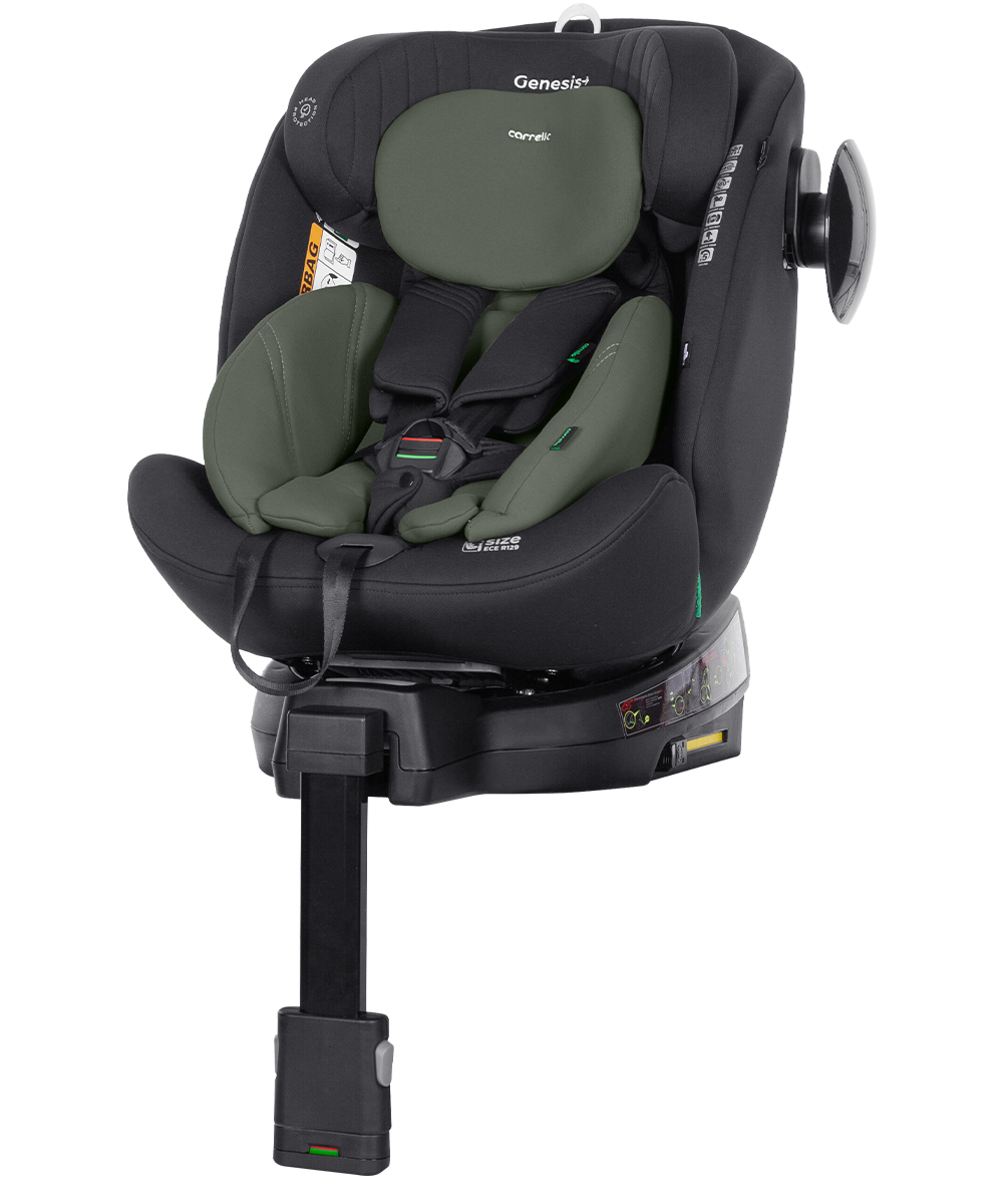 Автокрісло CARRELLO Genesis+ CRL-12807 від 40 до 150 см 0+1+2+3 ISOFIX Beetle Green