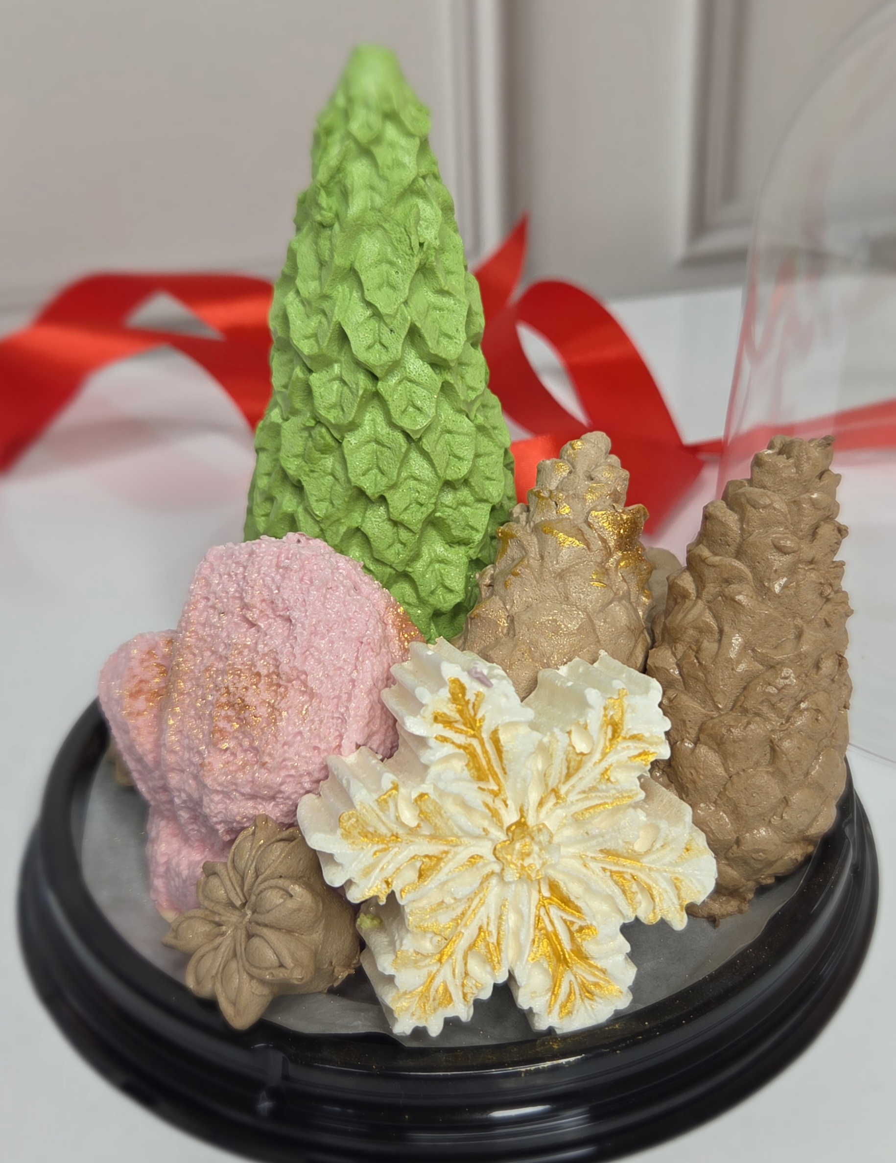 Зефірна композиція у коробці - купол