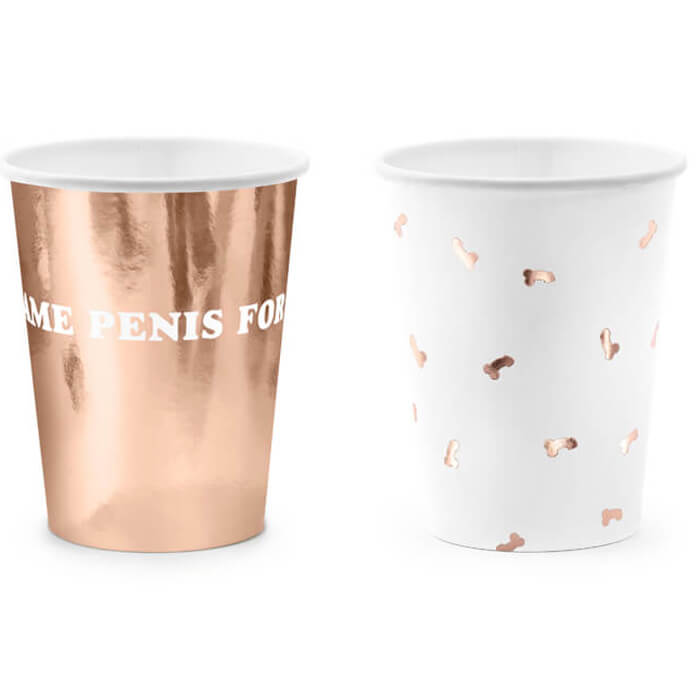 Стаканчики мікс Same penis forever 6шт