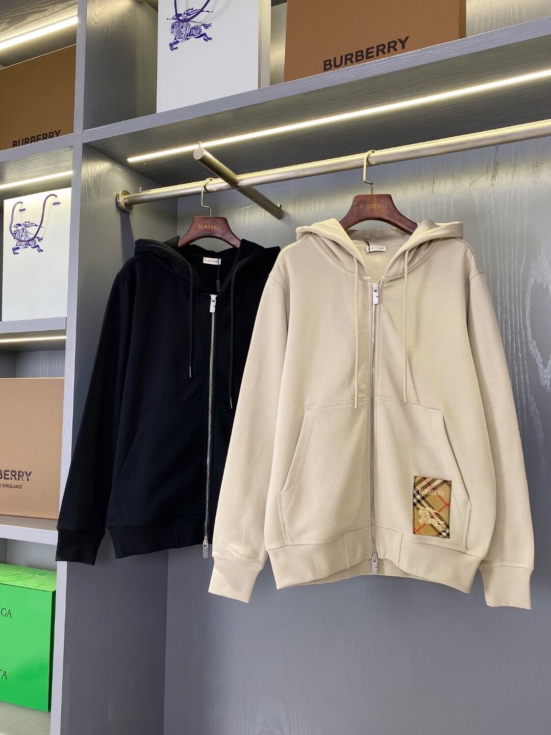 Burberry худі на блискавці