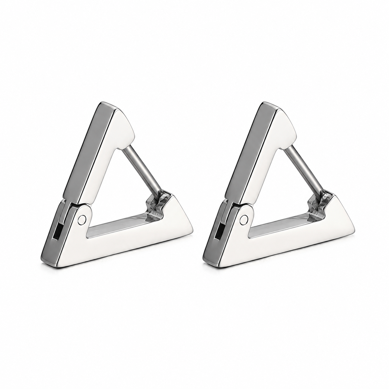 Minimalist Triangle Clip-On Earrings