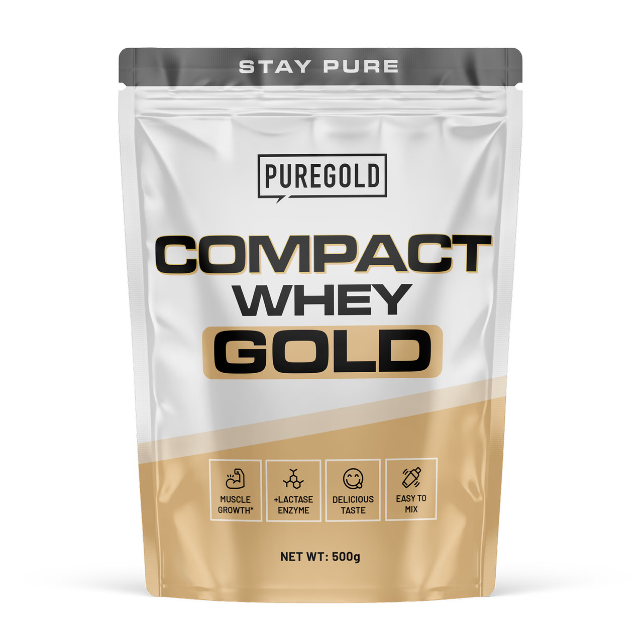Compact Whey Gold - 500g Vanilla Milkshake