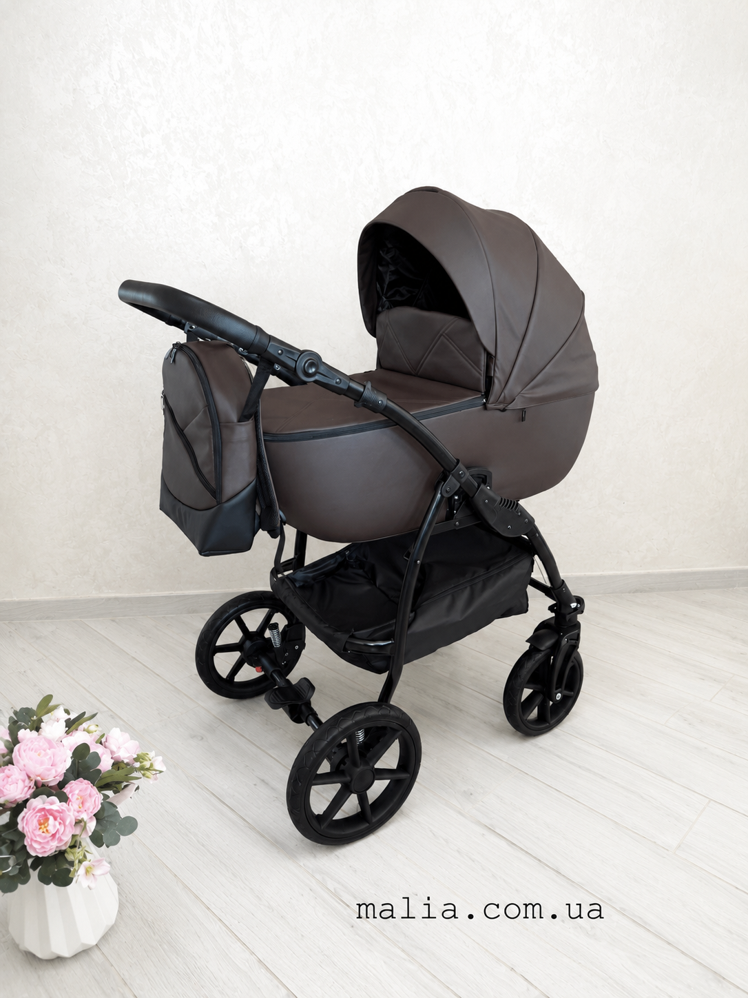 Дитяча коляска 2в1 Victoria Gold Optima екошкіра 02