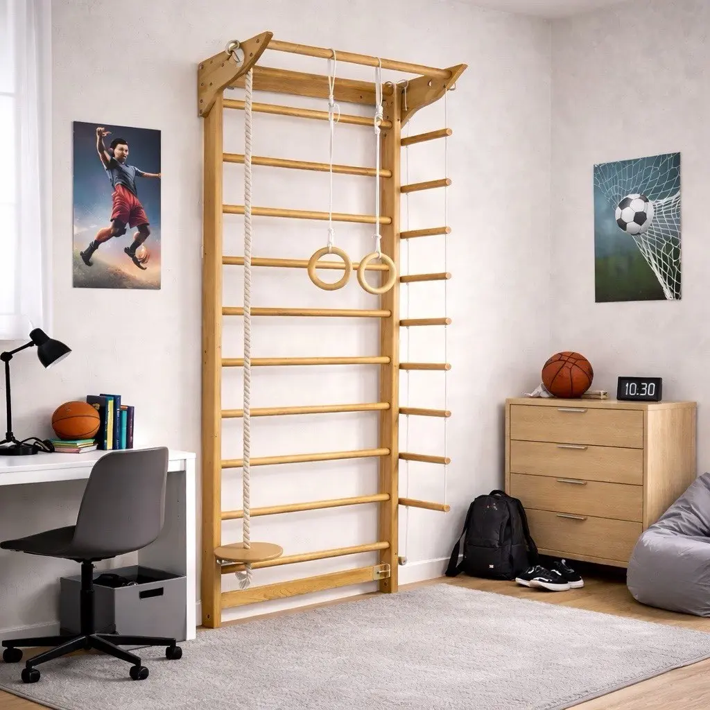 Indoor Sprossenwand für Kinder – Leni Kletterwand fürs Kinderzimmer