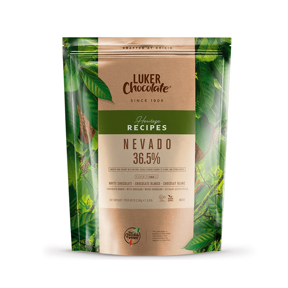 Білий шоколад 36,5% NEVADA ТМ Luker Chocolate, 2,5 кг