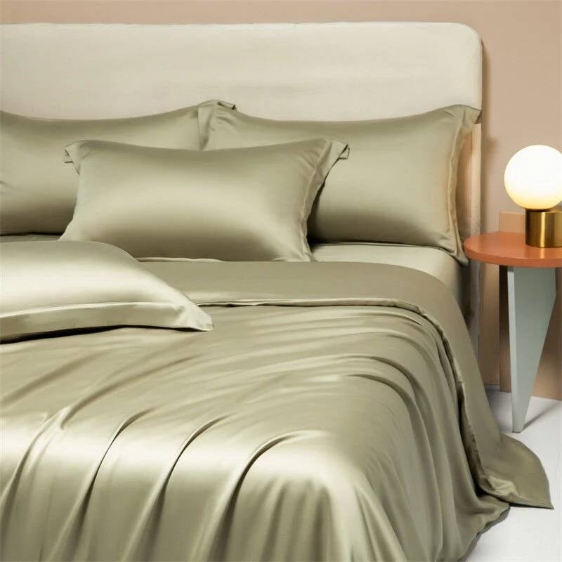 Постільна білизна з сатину, колір Olive