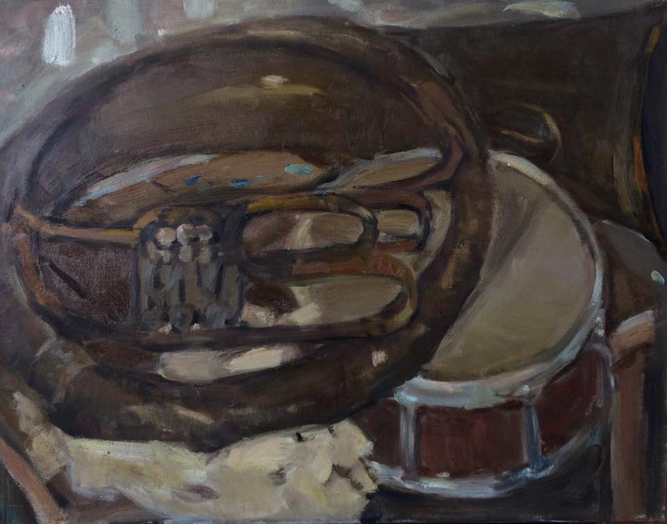 Musical mood, 2019, 70x90 sm, oil on canvas
