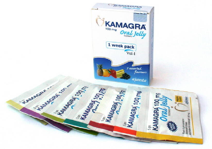 ᐉ Kamagra Oral Jelly 100 мг - препарат для потенції (7 штук)